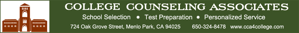 Letterhead for testimonial from College Counseling Associates 